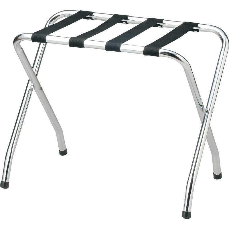 クローム バッゲージ ラック BR-101 / 折りたたみ式 返品代引不可 / えいむ ホテル カバン置き バッグ 小物 台 | 
