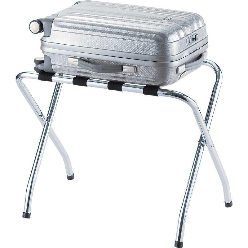 クローム バッゲージ ラック BR-101 / 折りたたみ式 返品代引不可 / えいむ ホテル カバン置き バッグ 小物 台 |  | 04