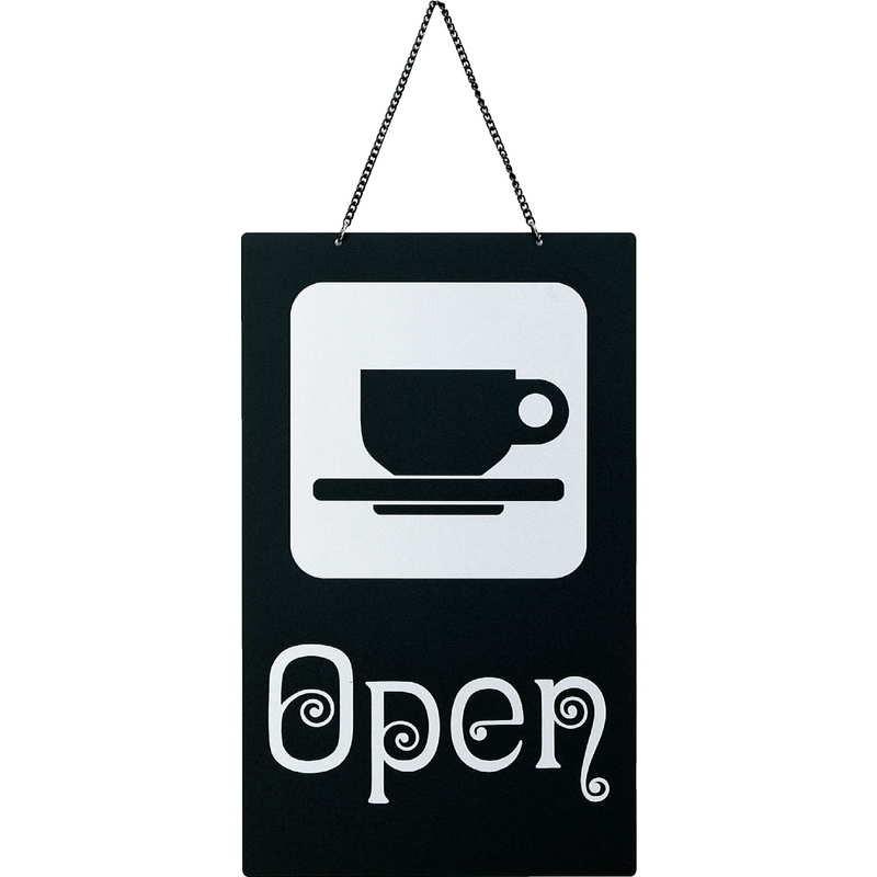 案内プレート カフェ OPEN OC-21 / えいむ 営業中 店頭 サイン