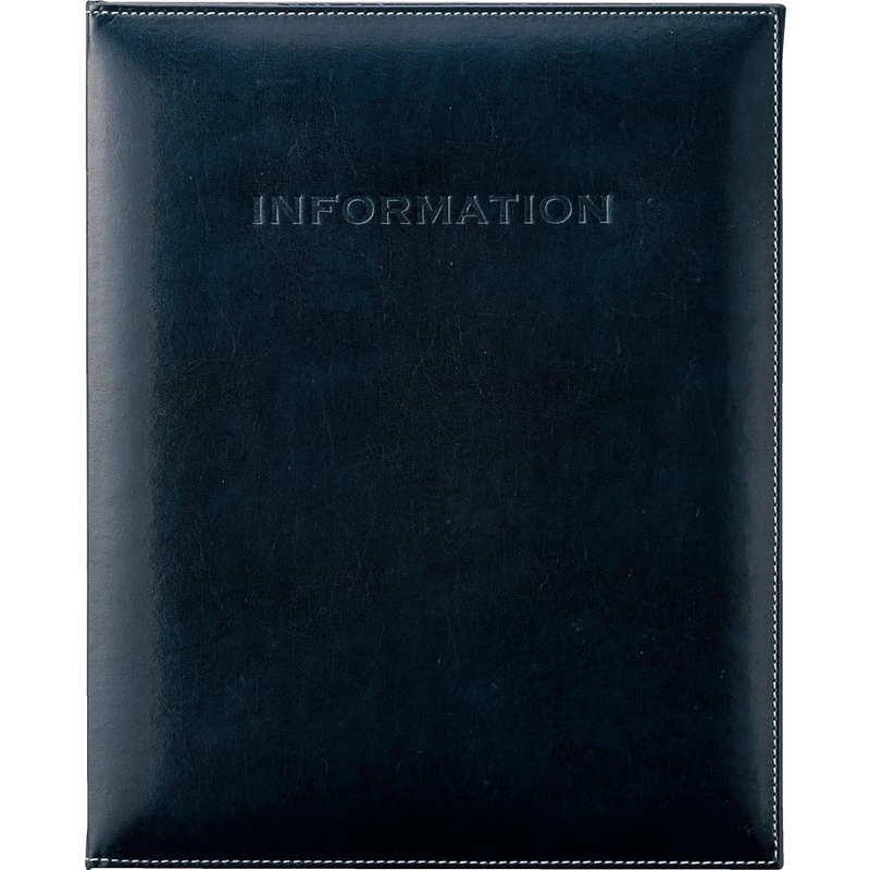 バインダー式 革インフォメーション(A4 4穴 8ページ) IF-551 / えいむ