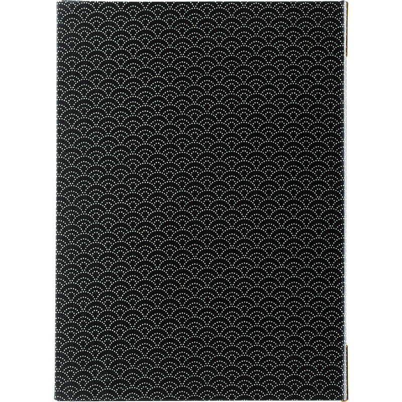 PP布地 メニュー(扇柄)(大 A4 4ページ) WB-741 / えいむ