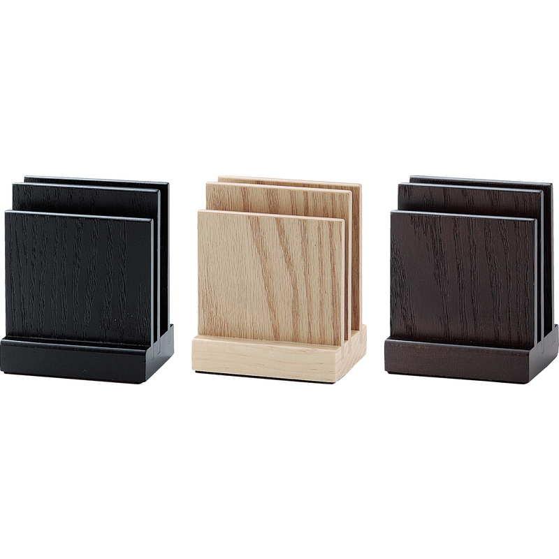 MDF Wブック立て BS-80 / えいむ メニューブックスタンド メニューブック立て メニュー立て 木製 の商品画像
