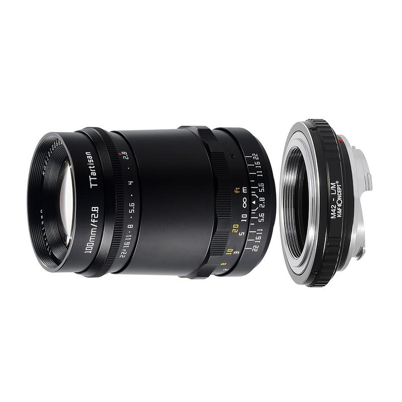 銘匠光学 TTArtisan 100mm f/2.8 M42 + ライカMマウント変換アダプター 