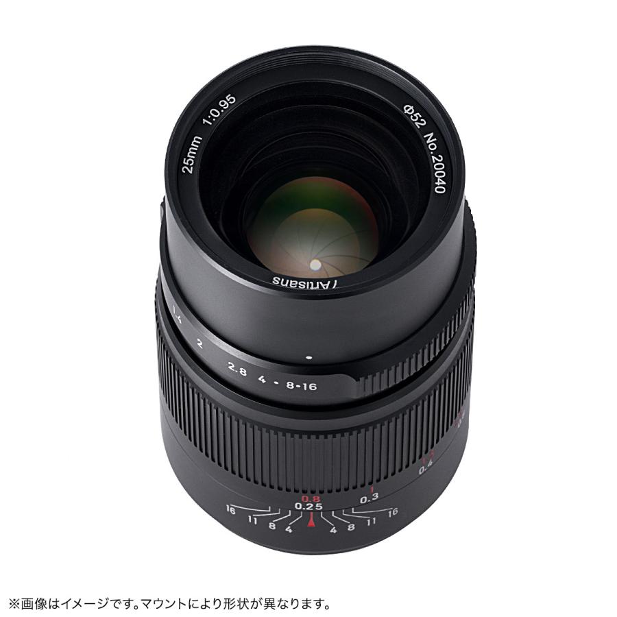 七工匠 7Artisans 25mm F0.95 ED 単焦点レンズ (ソニーEマウント) APS-C (ブラック) | 七工匠 | 01