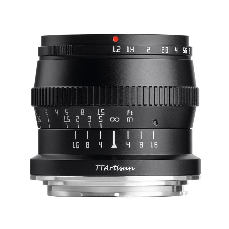 単焦点レンズ　50mm f/1.2C　CANON RFマウント TTArtisan 50mm f/1.2 Lens for Canon RF (Black) C5012-B-RF B&H