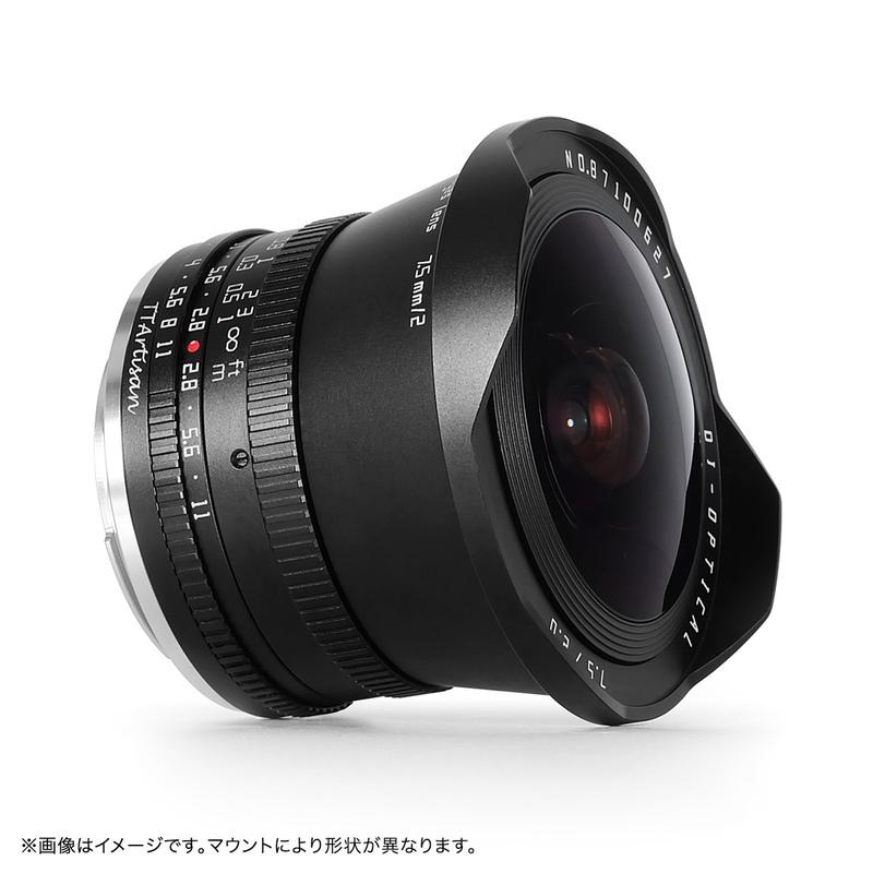 TTArtisan 7.5 f/2 C Fisheye キヤノンEF-M TTArtisan 銘匠光学 7.5mm f/2 C Fisheye キヤノンRFマウント
