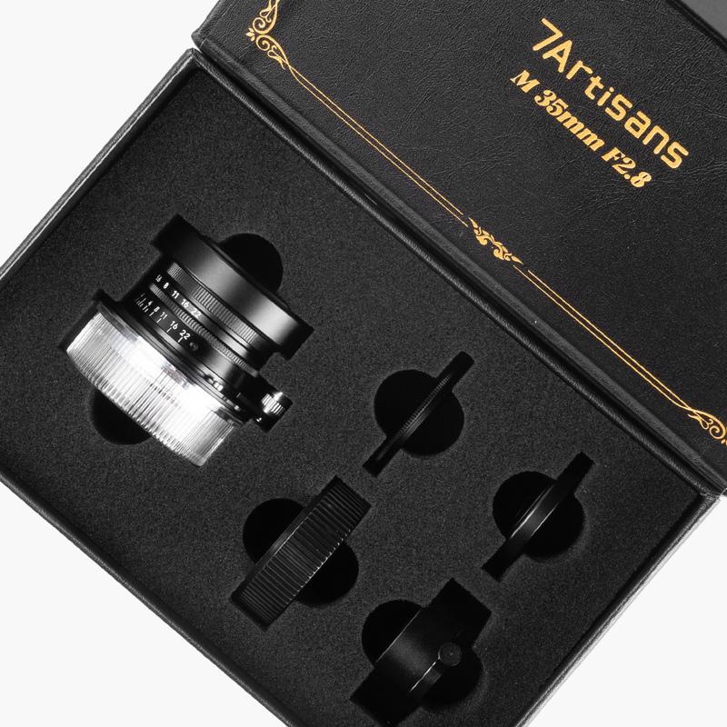 7Artisans 35mm F2.8 ライカL39マウント L39-M アダプター付き フルサイズ MF 正規品 保証2年 ライカ レンズ カメラレンズ 七工匠の画像