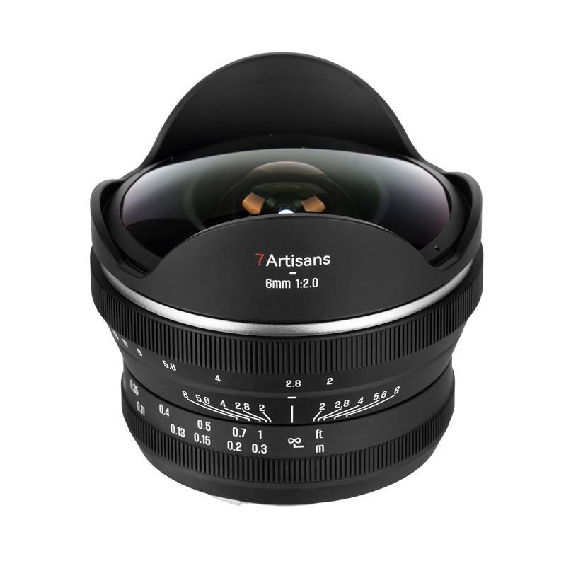 7Artisans 6mm F2 FISH-EYE II ED ソニーEマウント APS-C 単焦点レンズ MF 国内正規品 2年保証 超広角 魚眼 七工匠の画像