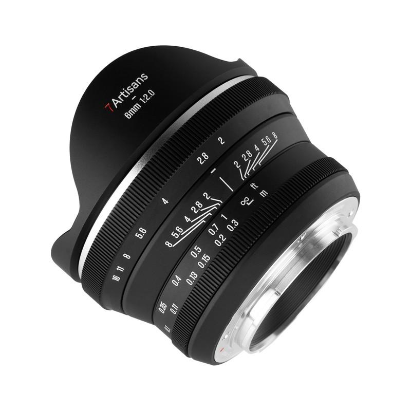 7Artisans 6mm F2 FISH-EYE II ED ソニーEマウント APS-C 単焦点レンズ MF 国内正規品 2年保証 超広角 魚眼 七工匠の画像