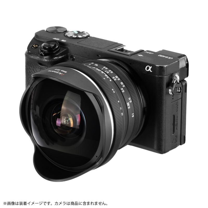 7Artisans 6mm F2 FISH-EYE II ED ソニーEマウント APS-C 単焦点レンズ MF 国内正規品 2年保証 超広角 魚眼 七工匠の画像