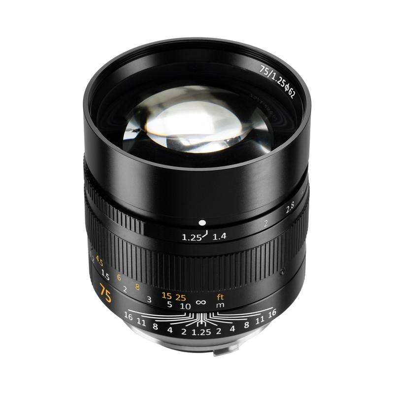 7Artisans 75mm F1.25 II ライカMマウント フルサイズ MF 中望遠 ライカ レンズ カメラレンズ 交換レンズ 正規品 保証2年 七工匠の画像