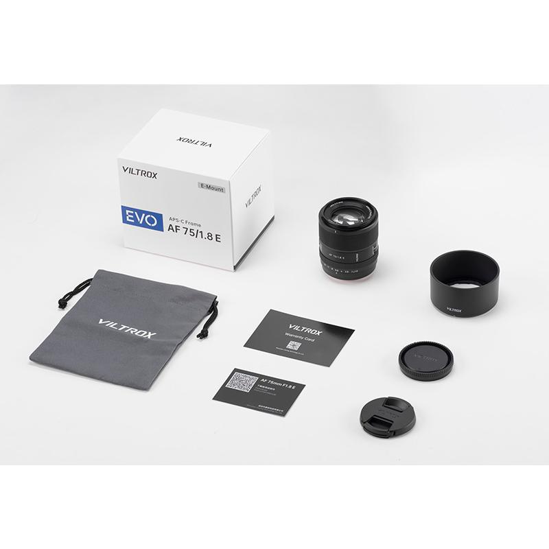 VILTROX Viltrox AF 75mm F1.8 EVO ソニーEマウント APS-C対応 115mm