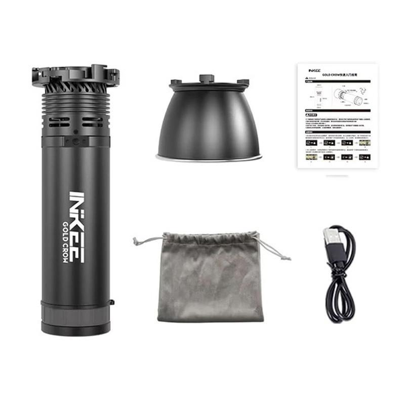 【美品】INKEE GC150 150W 撮影用LEDビデオライト INKEE 小型充電式スポット LEDライト GC150 150W 小型ライト 撮影