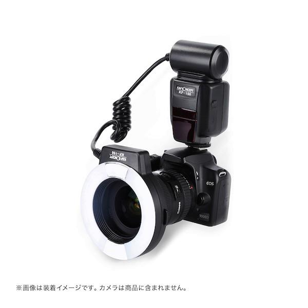 K&F CONCEPT マクロリングフラッシュ TTL対応 KF-150C 接写専用 