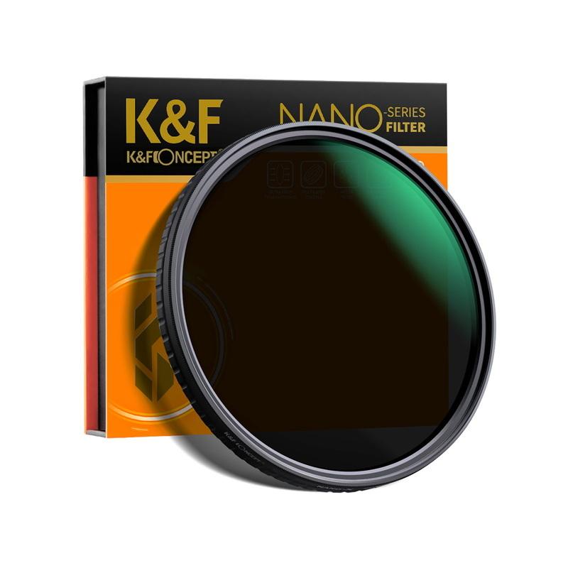 K&F CONCEPT K&F Concept NANO-X 可変NDフィルター 77mm ND32?ND512 KF