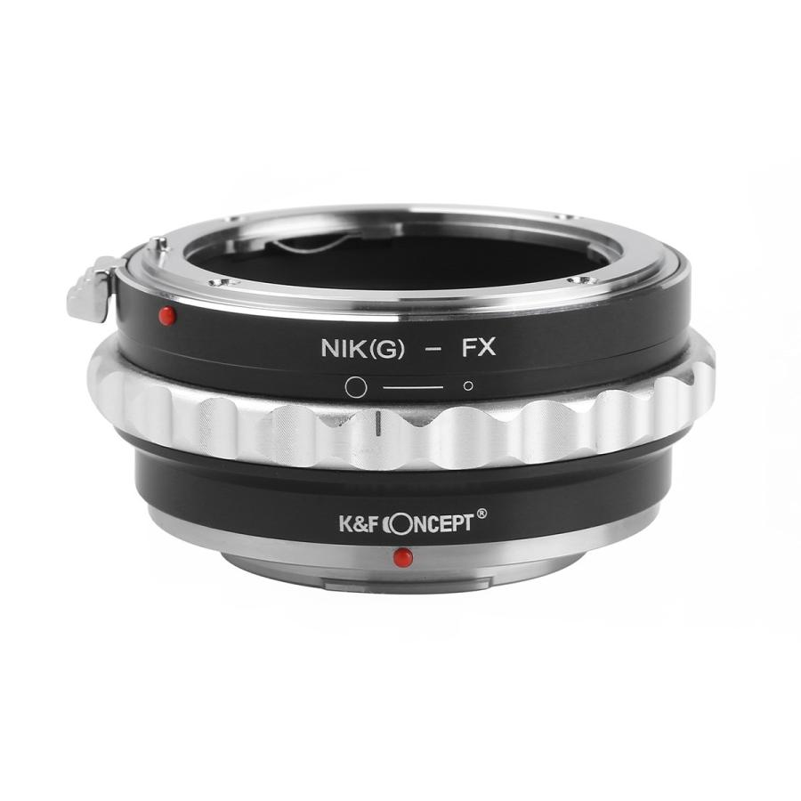 K&F Concept KF-NGX2（ニコンFマウント［Gタイプ対応］レンズ → フジフイルムXマウント変換）絞りリング付き マウントアダプター | K&F CONCEPT