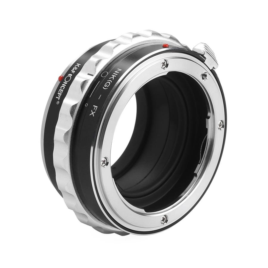 K&F Concept KF-NGX2（ニコンFマウント［Gタイプ対応］レンズ → フジフイルムXマウント変換）絞りリング付き マウントアダプター | K&F CONCEPT | 03