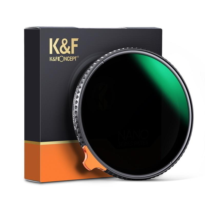 K&F CONCEPT K&F Concept NANO-X バリアブルNDフィルター 減光範囲 ND2