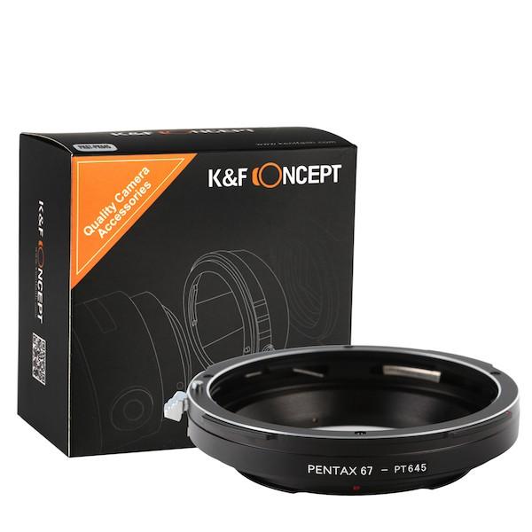 K&F CONCEPT レンズマウントアダプター KF-P67P645 (ペンタックス67