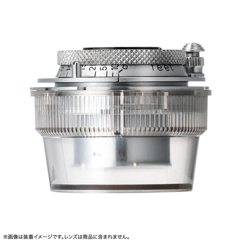 LIGHT LENS LAB ライカMマウント用レンズリアキャップ 深型 (クリアー) L-CPH (T)|stkb|03