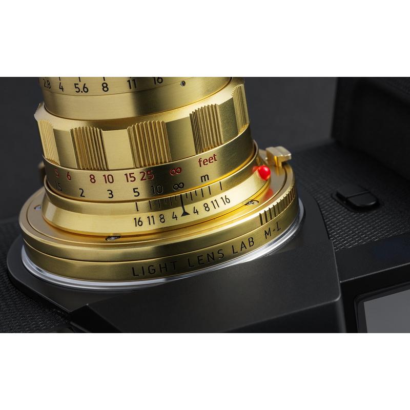 LIGHT LENS LAB マウントアダプター (ライカMマウントレンズ → Lマウント変換) ヘリコイド付き ブラスゴールド【限定モデル】 | LIGHT LENS LAB | 06