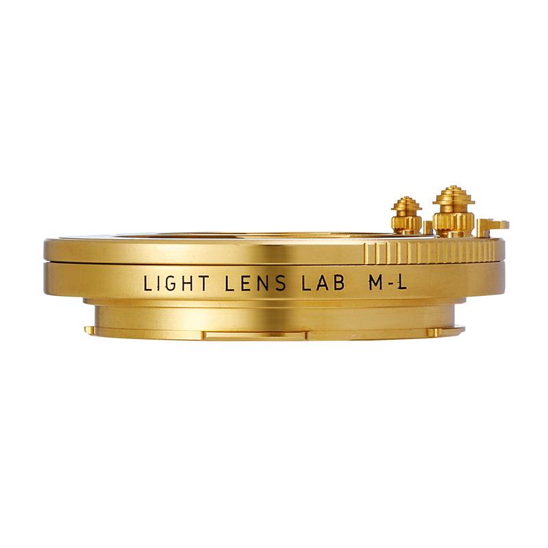LIGHT LENS LAB マウントアダプター (ライカMマウントレンズ → Lマウント変換) ヘリコイド付き ブラスゴールド【限定モデル】 | LIGHT LENS LAB | 01