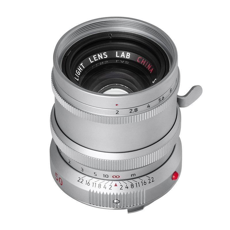 LIGHT LENS LAB M 50mm f/2 SPII Mマウント ライカＭ シルバー 単焦点レンズ Leica M 周クック｜stkb｜02