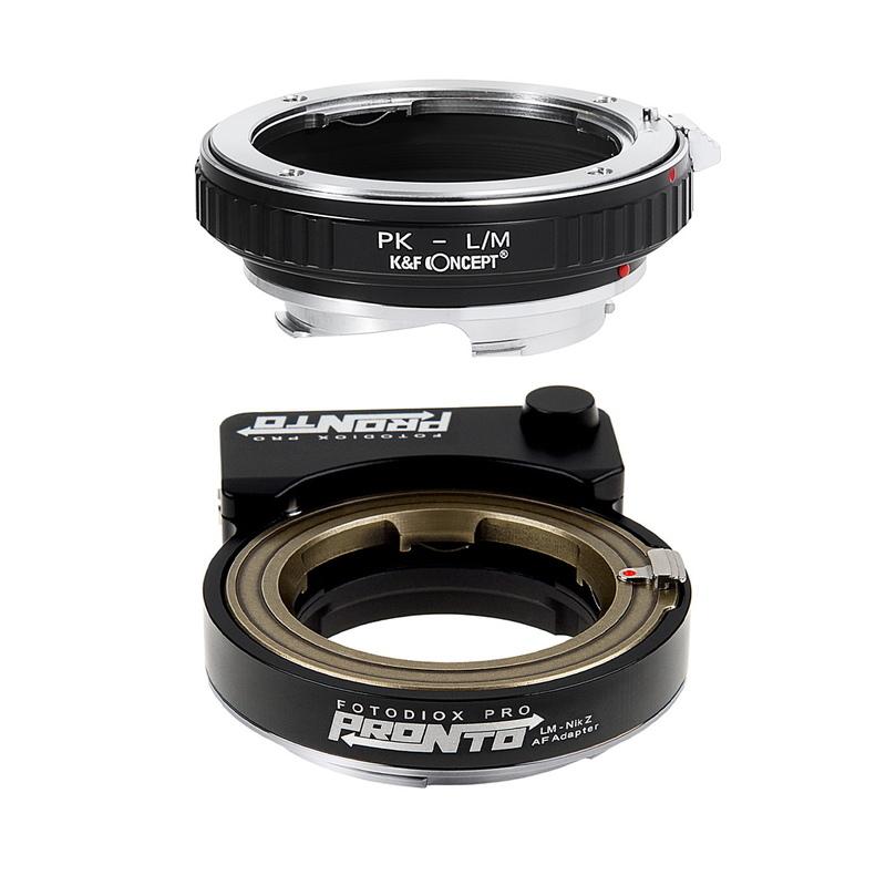 Fotodiox LM-NKZ-PRN + K&F Concept KF-PKM2(ペンタックスK Fotodiox LM-NKZ-PRN + K&F Concept KF-PKM2(ペンタックスK