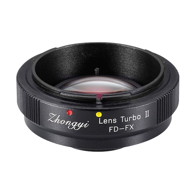 Lens Turbo II FD-FX キヤノンFDマウントレンズ - 富士フイルムXマウント フォーカルレデューサーアダプター | 中一光学