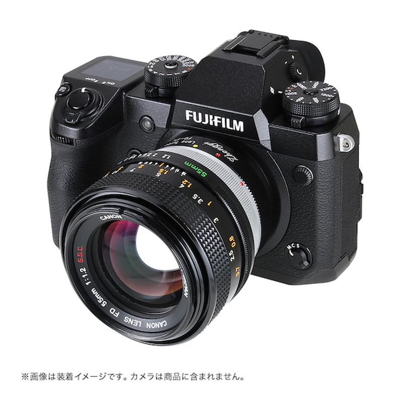 Lens Turbo II FD-FX キヤノンFDマウントレンズ - 富士フイルムXマウント フォーカルレデューサーアダプター | 中一光学 | 04