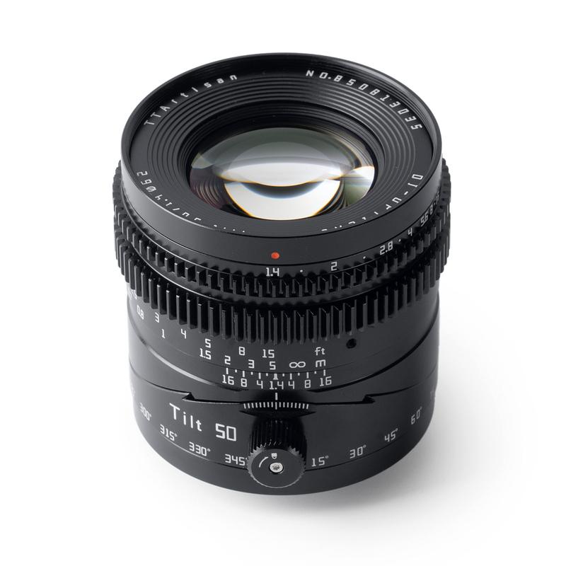 銘匠光学 TTArtisan Tilt 50mm f/1.4 マイクロフォーサーズマウント ティルトレンズ チルト ブラック オリンパス レンズ｜stkb｜04