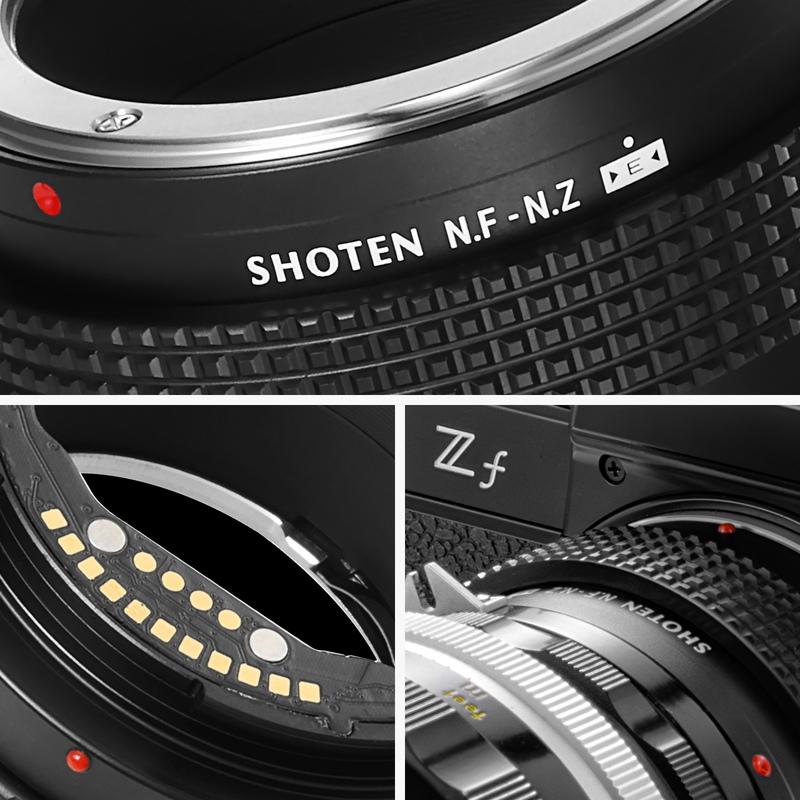 焦点工房 SHOTEN マウントアダプター NF-NZ E (ニコンFマウントレンズ