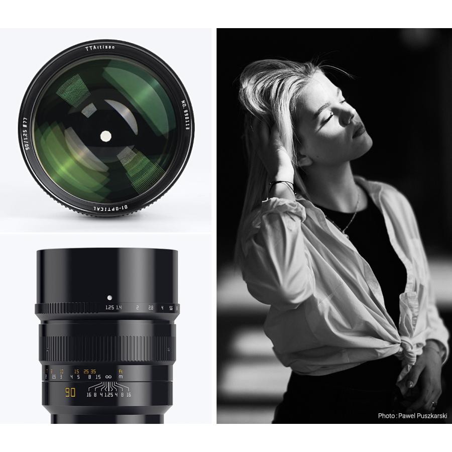 TTArtisan 銘匠光学 90mm f/1.25 キヤノンRFマウント 単焦点レンズ 中