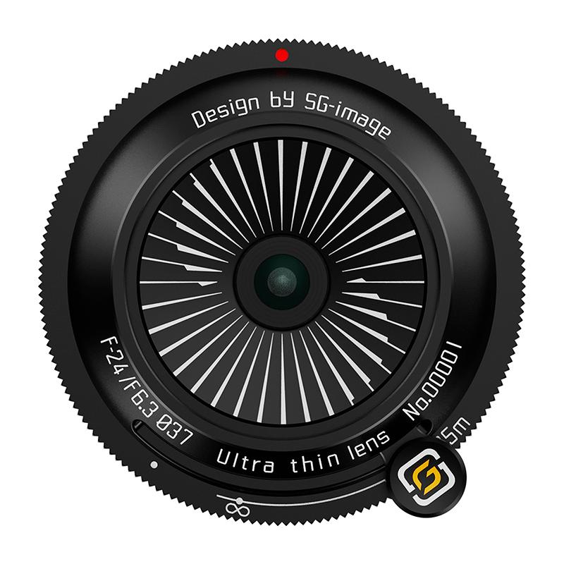 SG-image 24mm F6.3 ウルトラシンレンズ ソニーEマウント フルサイズ 単焦点レンズ カメラレンズ 広角 sony レンズ ブラック_2