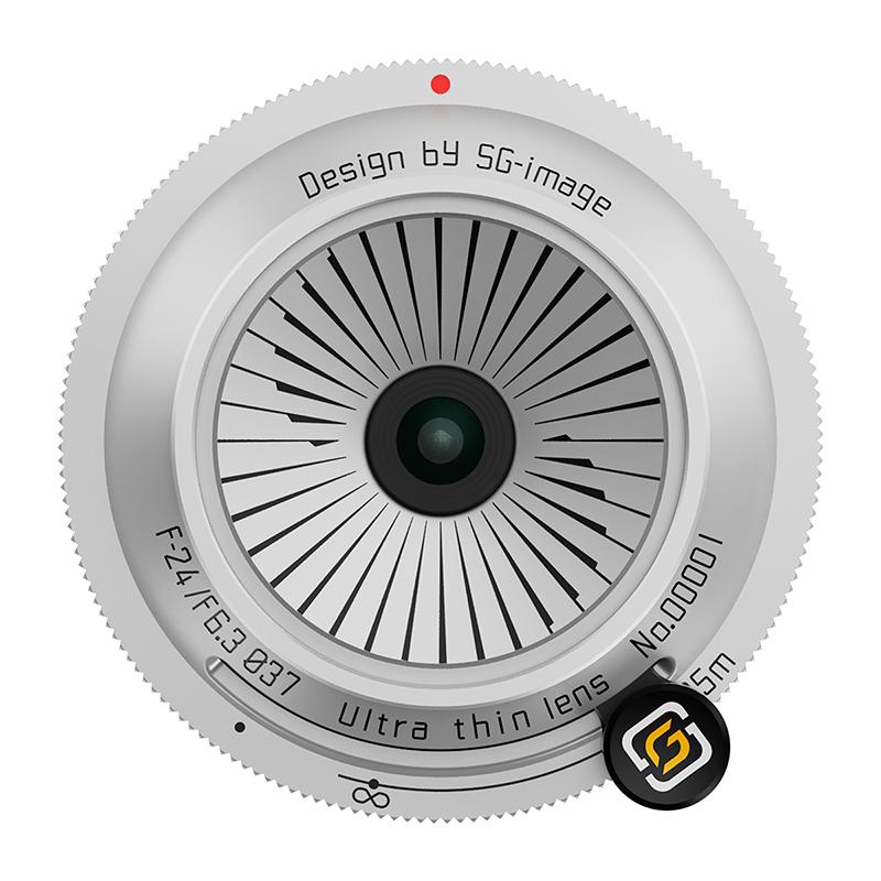 SG-image 24mm F6.3 ウルトラシンレンズ ソニーEマウント フルサイズ 単焦点レンズ カメラレンズ 広角 sony レンズ シルバー_2
