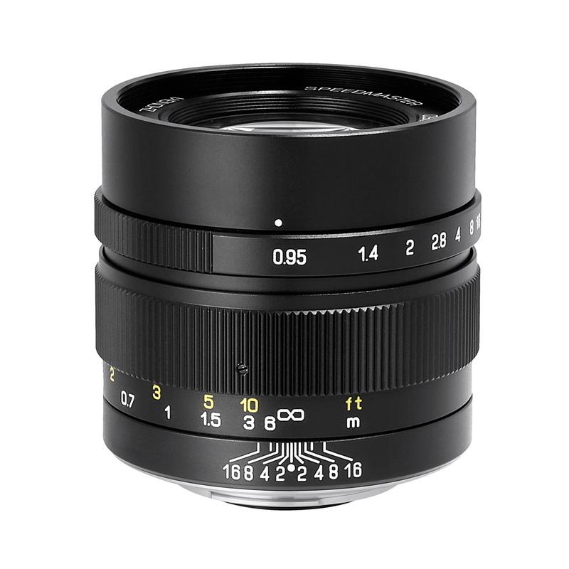 中一光学 SPEEDMASTER 35mm F0.95 II 単焦点レンズ ブラック (フジ 