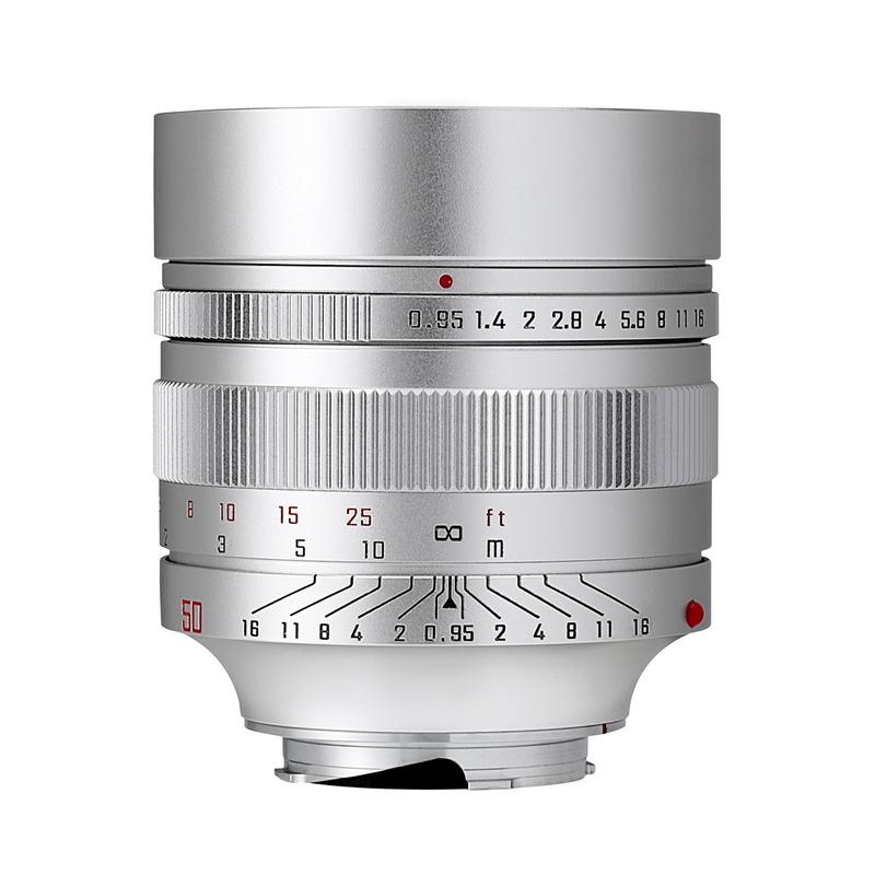 中一光学 SPEEDMASTER 50mm F0.95 ライカMマウント シルバー 単焦点 