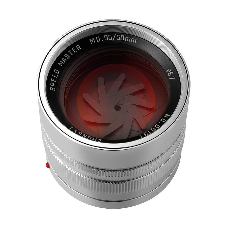 中一光学 SPEEDMASTER 50mm F0.95 ライカMマウント シルバー 単 中一光学 SPEEDMASTER 50mm F0.95 ライカMマウント シルバー 単