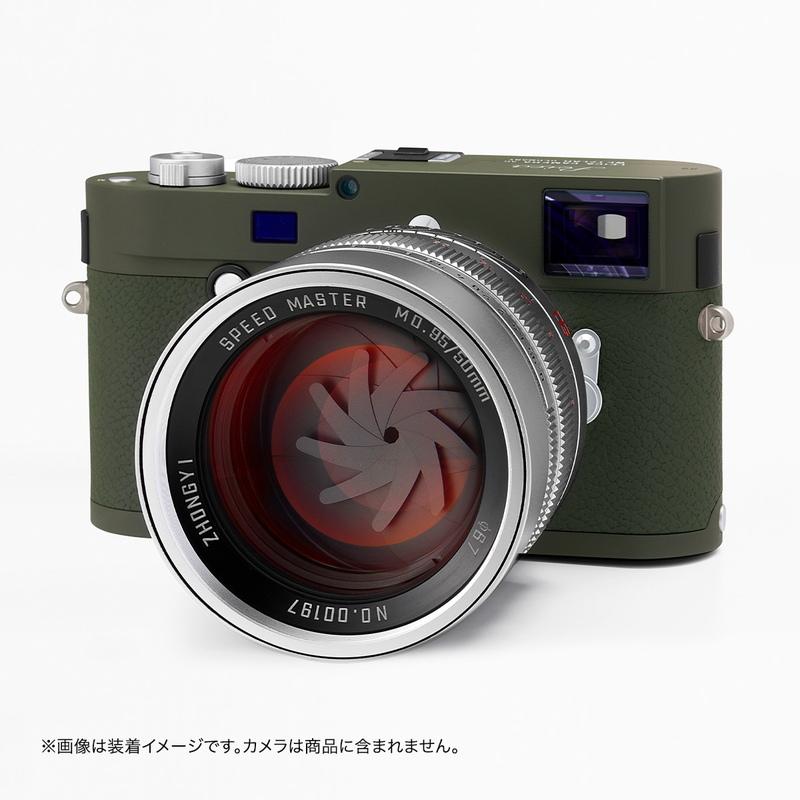 中一光学 SPEEDMASTER 50mm F0.95 ライカMマウント シルバー 単 中一光学 SPEEDMASTER 50mm F0.95 ライカMマウント シルバー 単