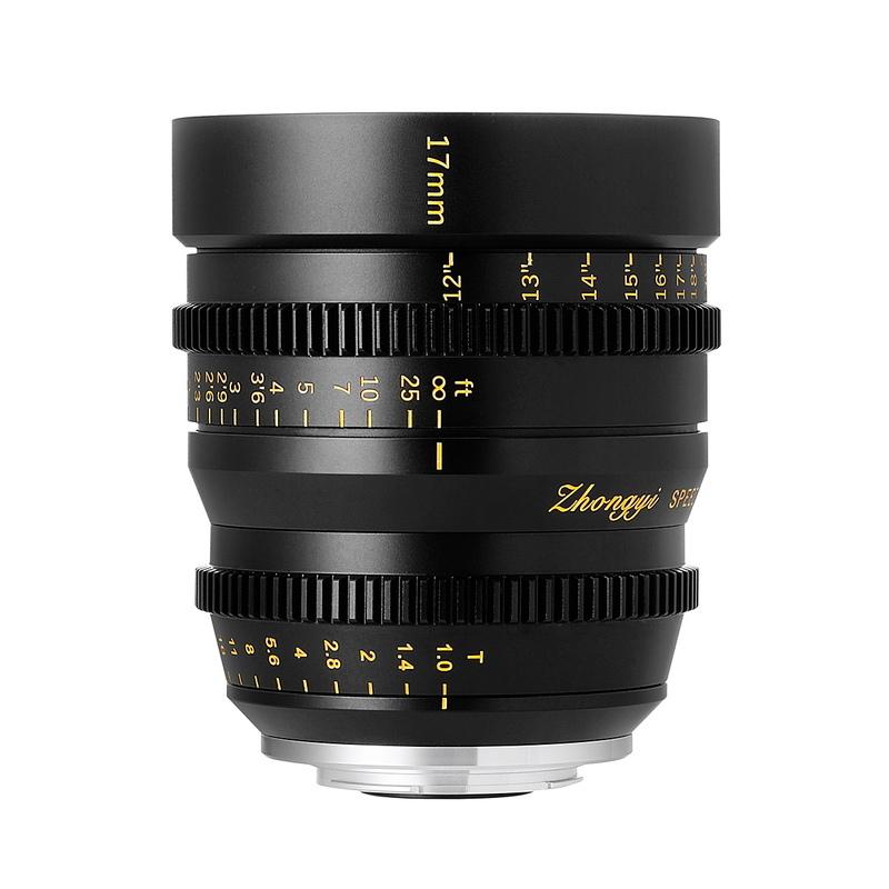 中一光学 SPEEDMASTER CINEMA 17mm T1.0 マイクロフォーサーズ用