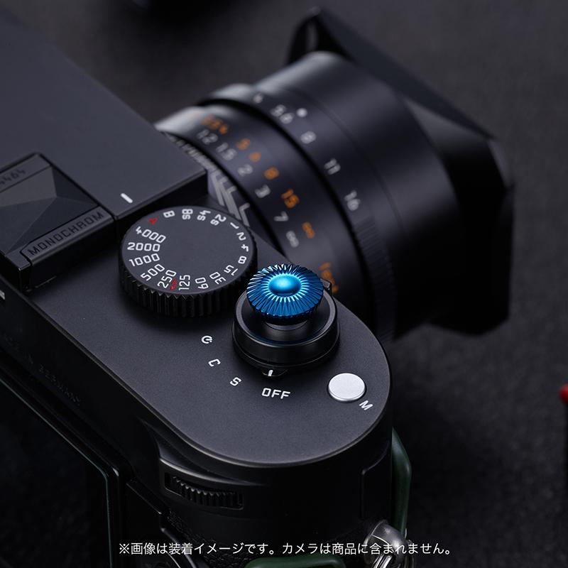 AKuser BE THE ULTIMATE レリーズボタン カメラシャッターボタン 12mm SRB3000シリーズ ROYAL BLUE ブル―の画像