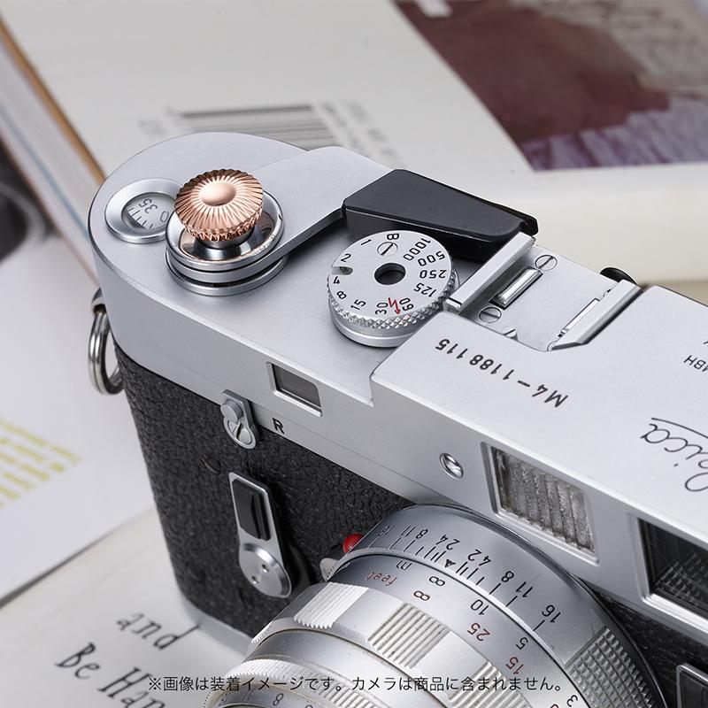 AKuser BE THE ULTIMATE レリーズボタン カメラシャッターボタン 12mm SRB3000シリーズ ROSE GOLD ゴールドの画像