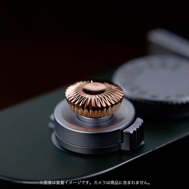 AKuser BE THE ULTIMATE レリーズボタン カメラシャッターボタン 12mm SRB3000シリーズ ROSE GOLD ゴールドの画像