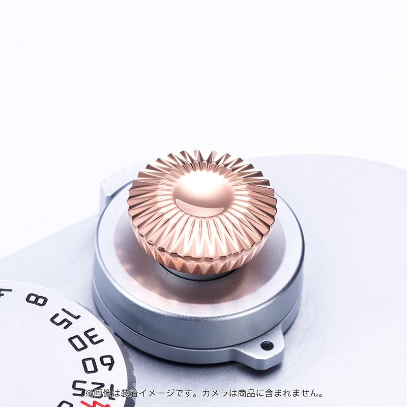 AKuser BE THE ULTIMATE レリーズボタン カメラシャッターボタン 12mm SRB3000シリーズ ROSE GOLD ゴールドの画像