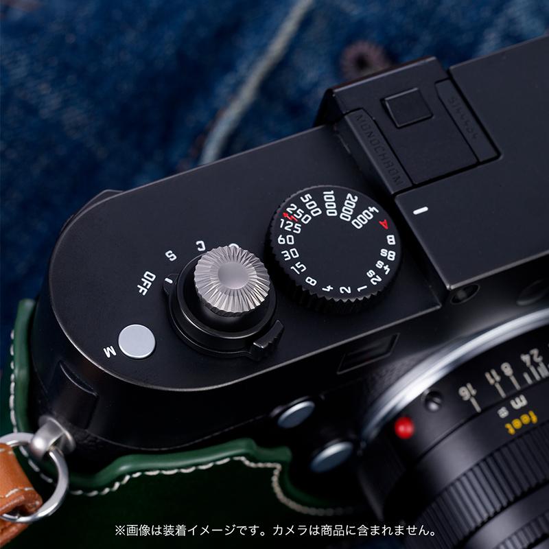 AKuser BE THE ULTIMATE レリーズボタン カメラシャッターボタン 12mm SRB3000シリーズ MATTE TITANIUMの画像