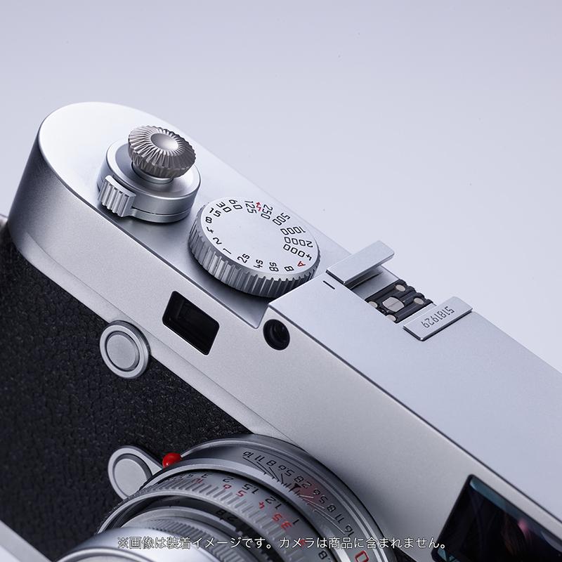 AKuser BE THE ULTIMATE レリーズボタン カメラシャッターボタン 12mm SRB3000シリーズ MATTE TITANIUMの画像