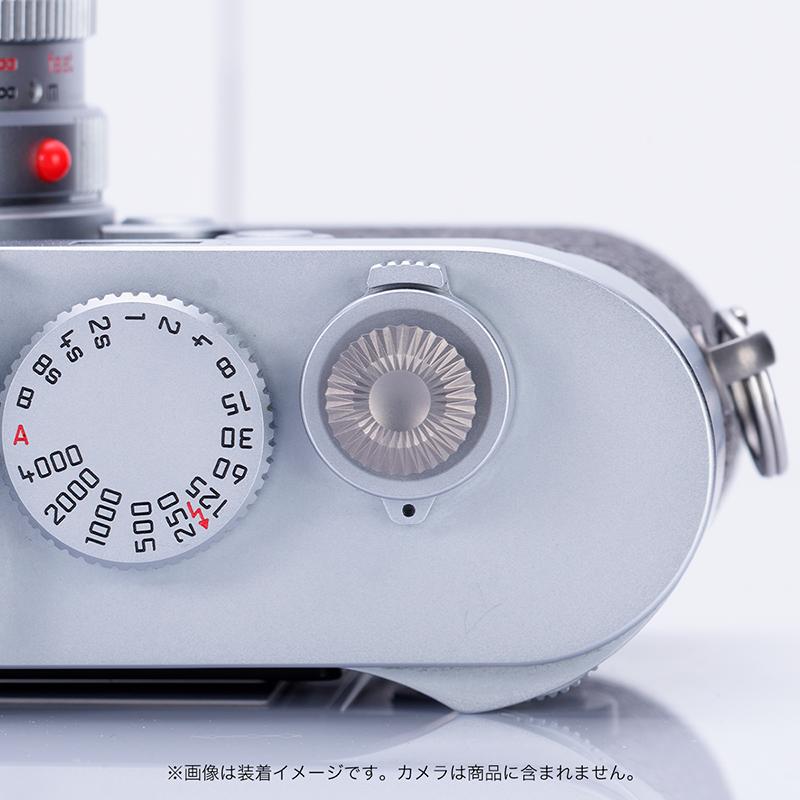 AKuser BE THE ULTIMATE レリーズボタン カメラシャッターボタン 12mm SRB3000シリーズ MATTE TITANIUMの画像