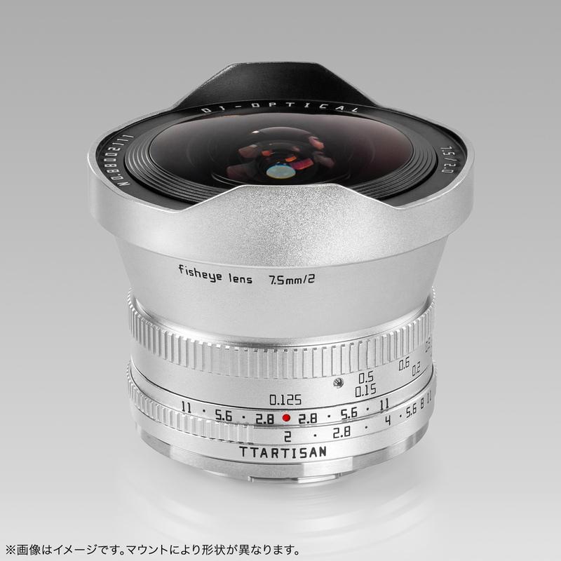 TTArtisan 7.5mm f/2 C Fisheye ソニーEマウント APS-C 単焦点レンズ