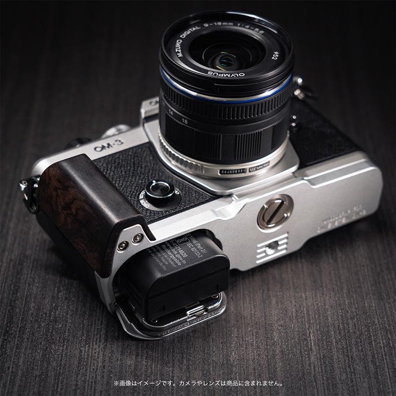 YUWOOD Y-OM3-GPS OLYMPUS オリンパス OM SYSTEM OM-3 専用 黒檀ウッド