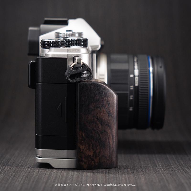 YUWOOD Y-OM3-GPS OLYMPUS オリンパス OM SYSTEM OM-3 専用 黒檀ウッド